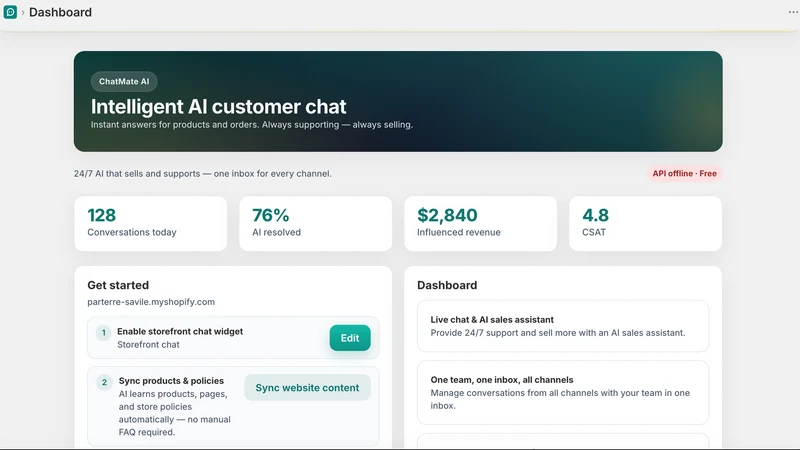 ChatMate ‑ AI Chatbot & Inbox