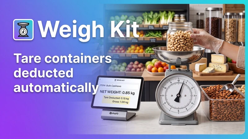 Weigh Kit: POS Sell by weight