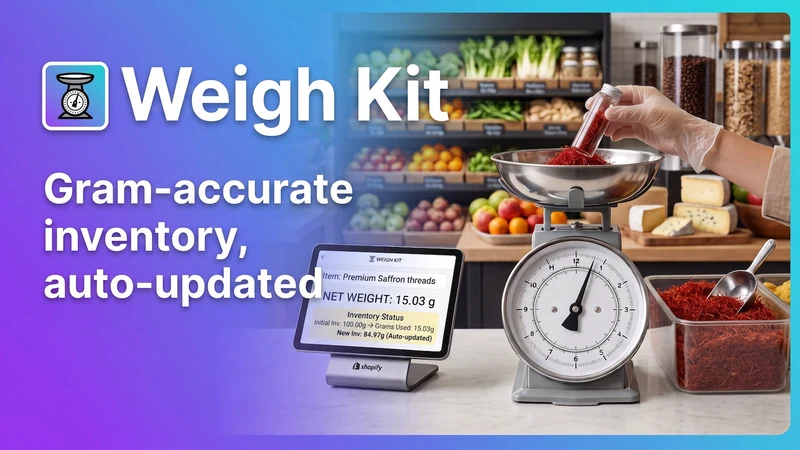 Weigh Kit: POS Sell by weight