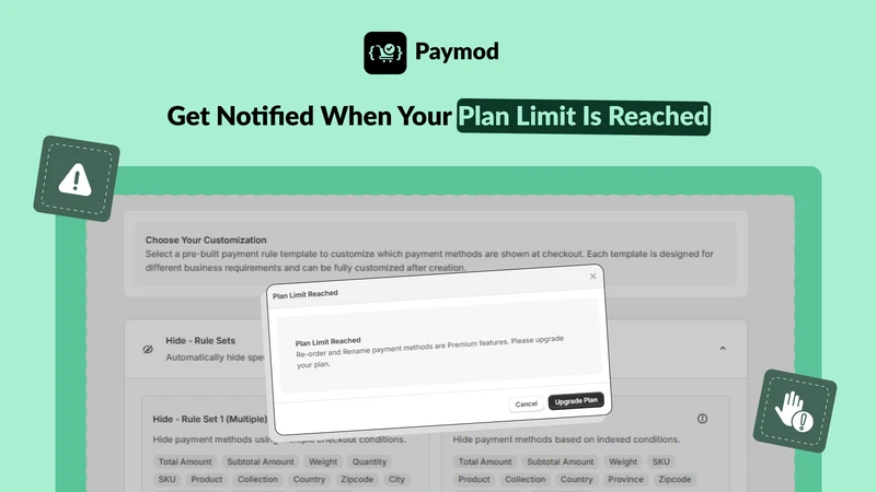 Paymod Checkout Payment Rule