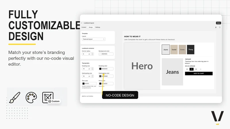 Vebigo Lookbook Upsell