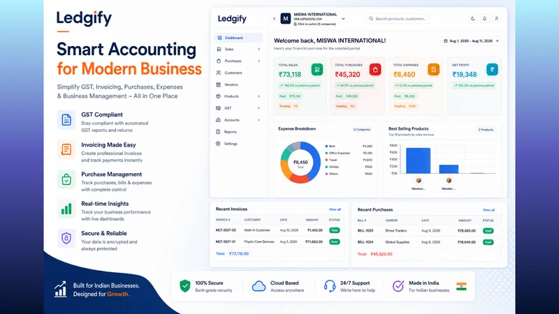 Ledgify: GST & Billing