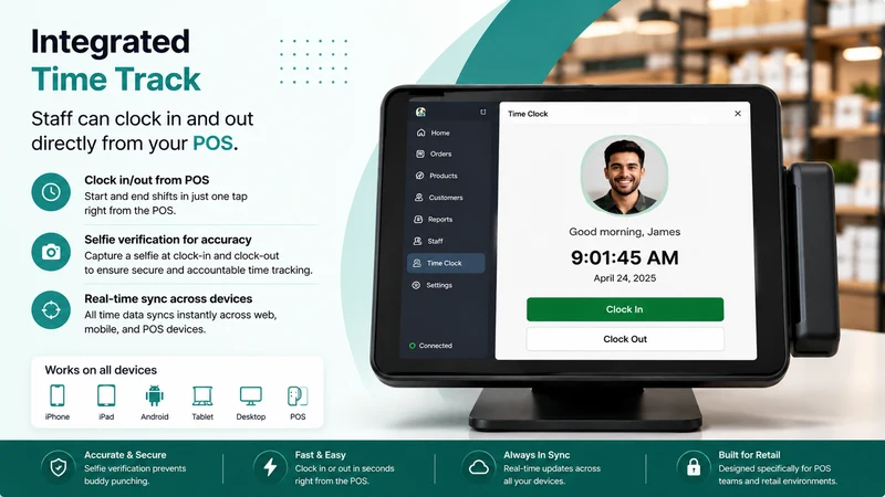 Trubuild: POS Staff Clock In