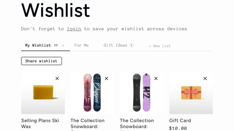 Stashlist