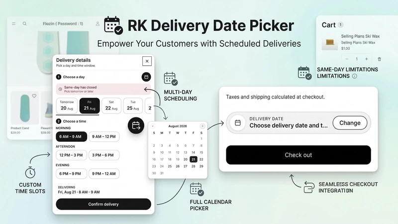 RK Delivery Date Picker