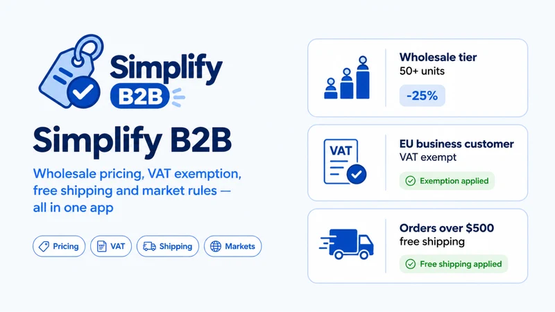 Simplify B2B Wholesale App
