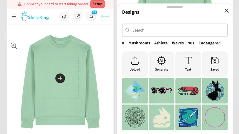 Shirt‑King: Print‑on‑Demand