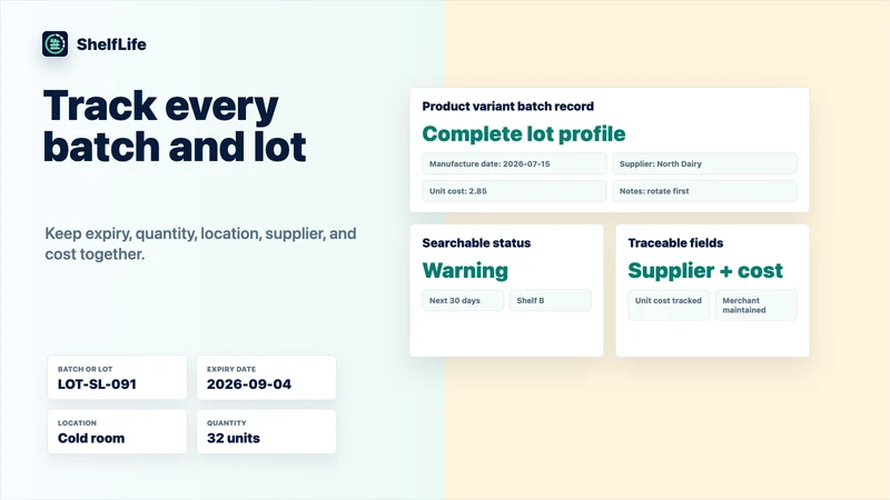 ShelfLife: Expiry Date Tracker