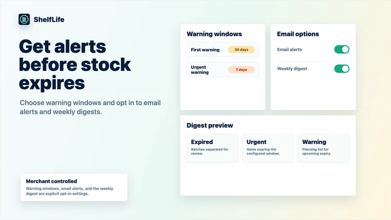 ShelfLife: Expiry Date Tracker