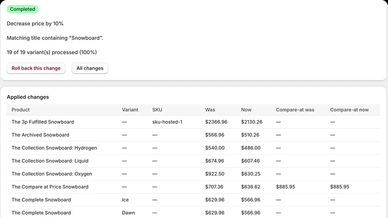 PriceSafe Bulk Price Editor