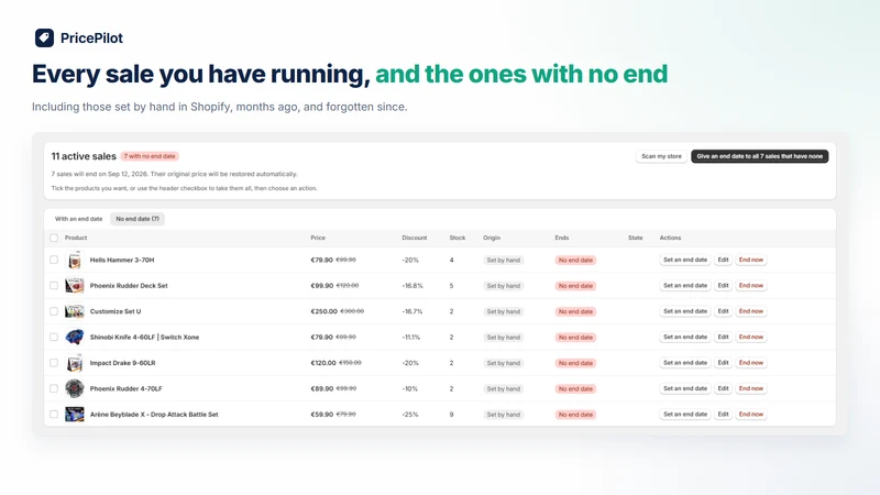 PricePilot: Sale Scheduler