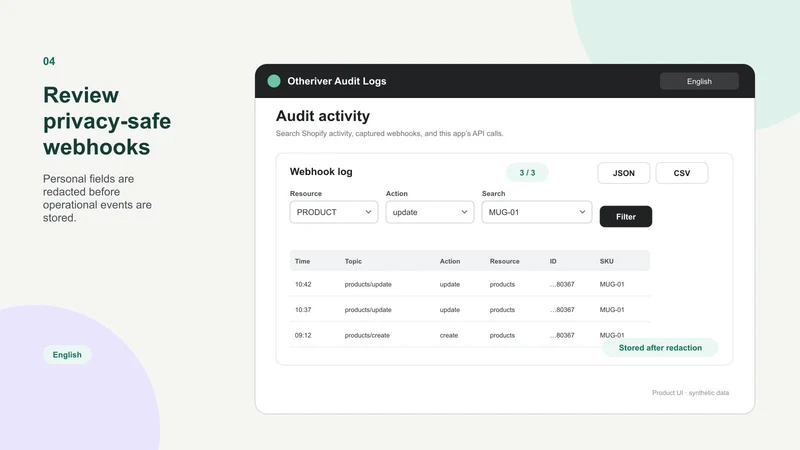 Otheriver Audit Logs
