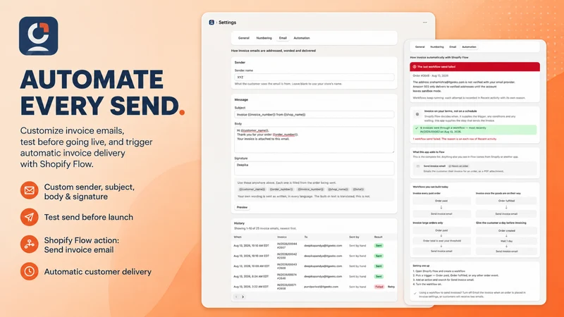AE: B2B & B2C Order Invoices