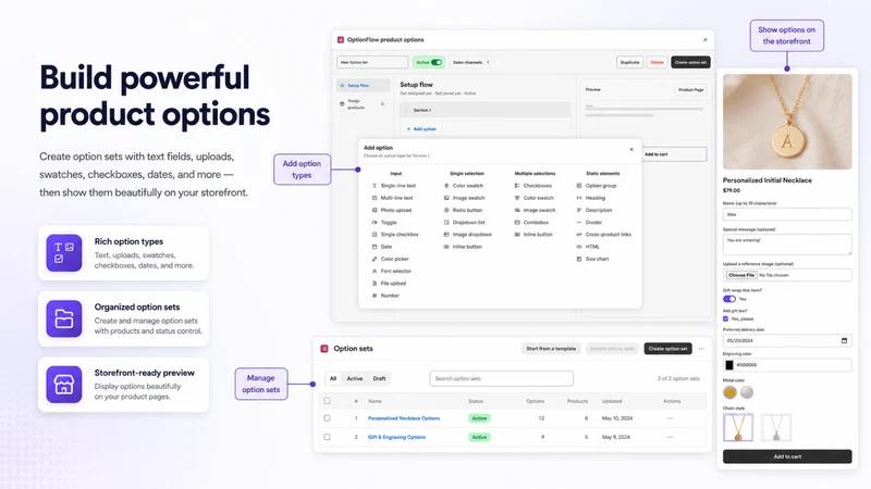 OptionFlow product options