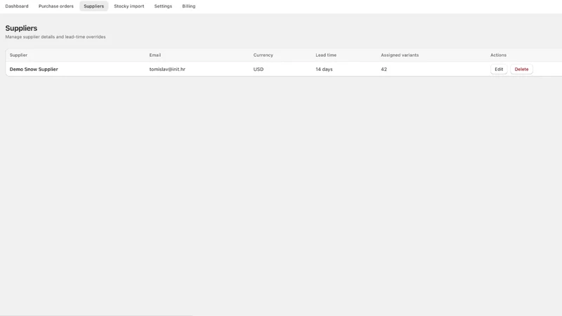 Inmana Restock