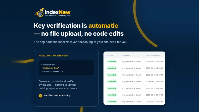IndexNow | SEO & AI Indexing