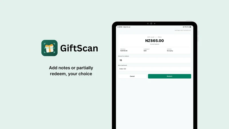 GiftScan: Scan & Redeem