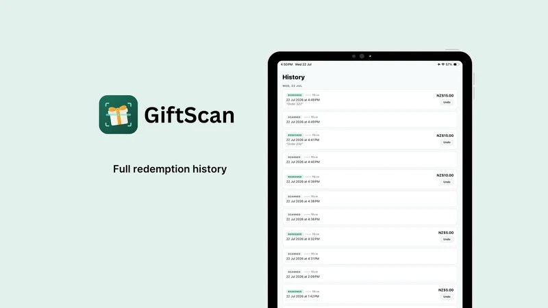 GiftScan: Scan & Redeem