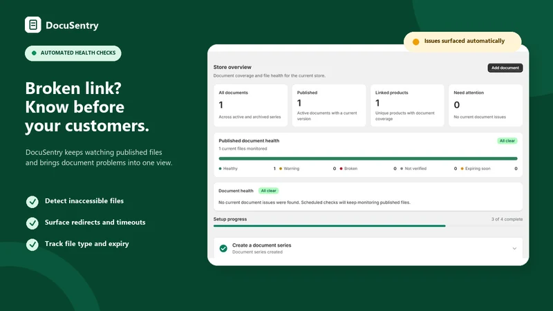 DocuSentry: Product Docs