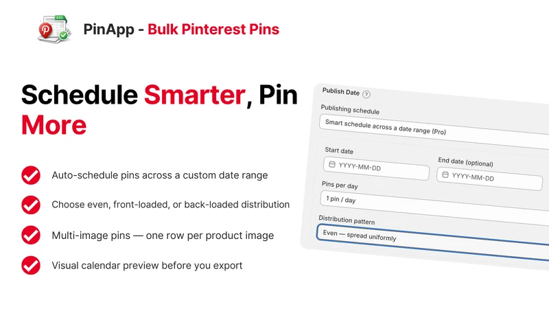 PinApp: Bulk Pinterest Pins