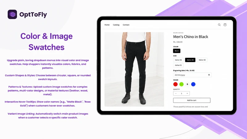 OptToFly: Product options