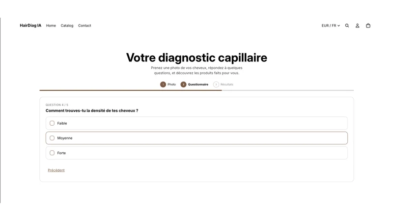 HairDiag – Diagnostic IA