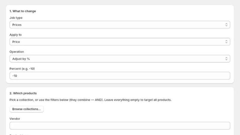 Gridproof — Bulk Editor + Undo