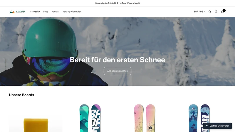 e‑Widerruf: withdrawal button