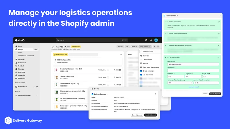 Delivery Gateway Pickup & Ship
