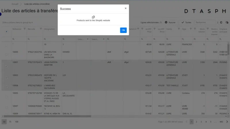 Davinci ERP Integration