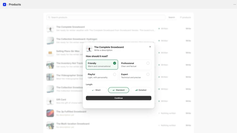 ShopSEO: AI Content Generator