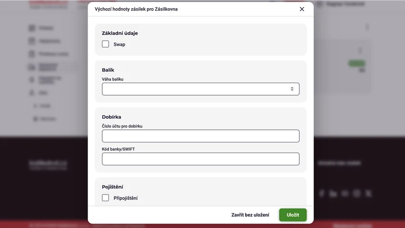Balikobot Shipping App