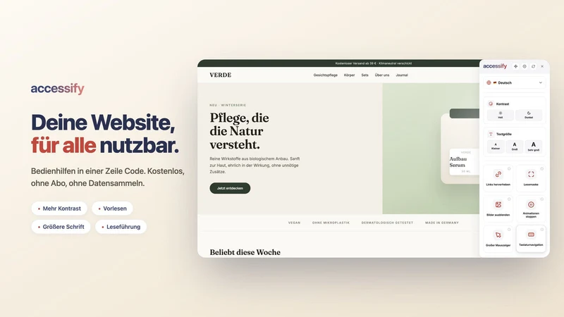 Barrierefreiheit: Accessify