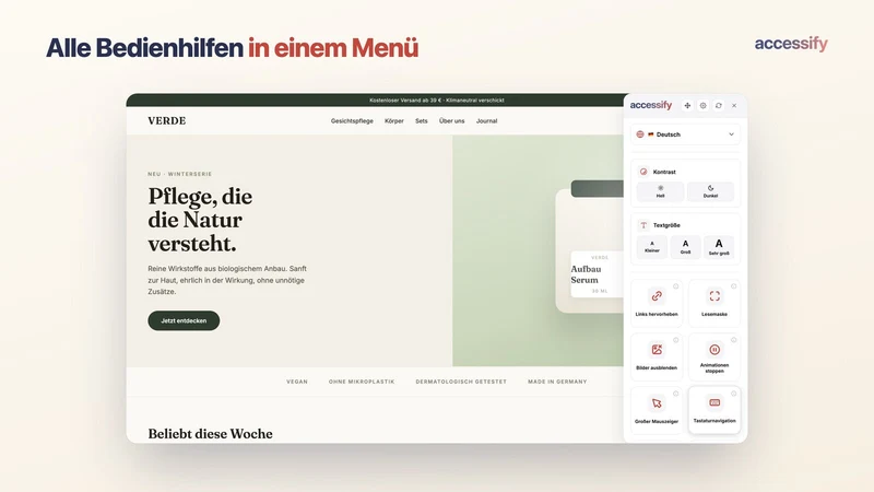 Barrierefreiheit: Accessify