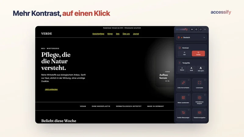 Barrierefreiheit: Accessify