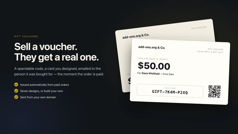 PDFVoucher: Product Vouchers