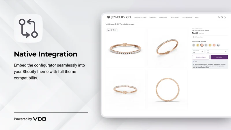 VDB Jewelry Configurator