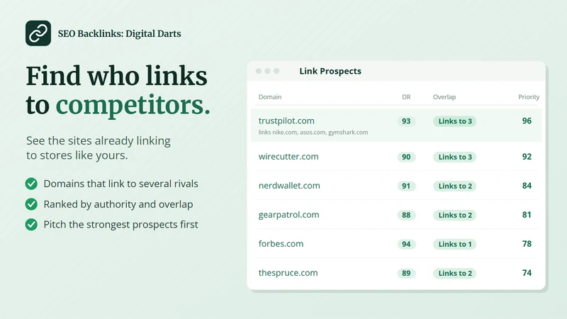 SEO Backlinks: Digital Darts