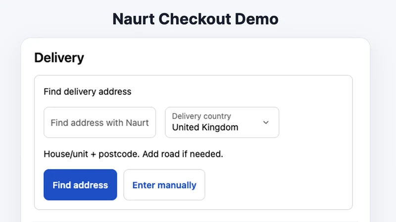 Naurt Address Validator