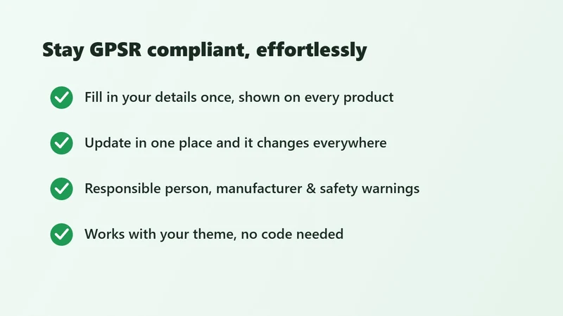 GPSR & CLP Product Safety