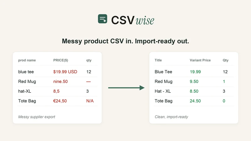 CSVwise