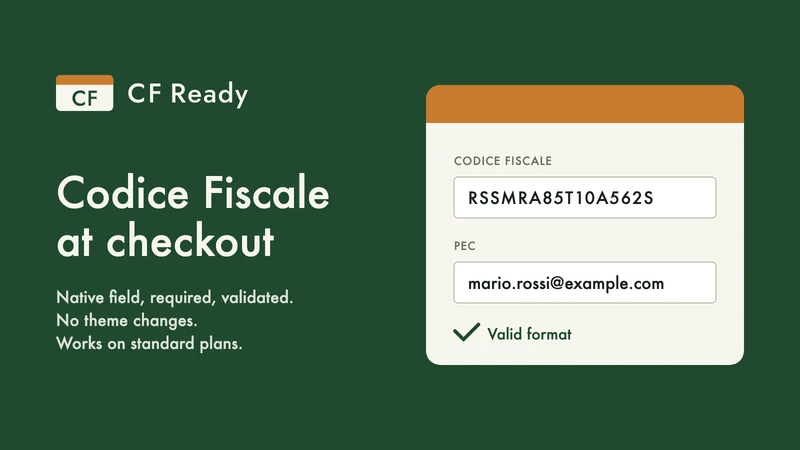 CF Ready | Codice Fiscale
