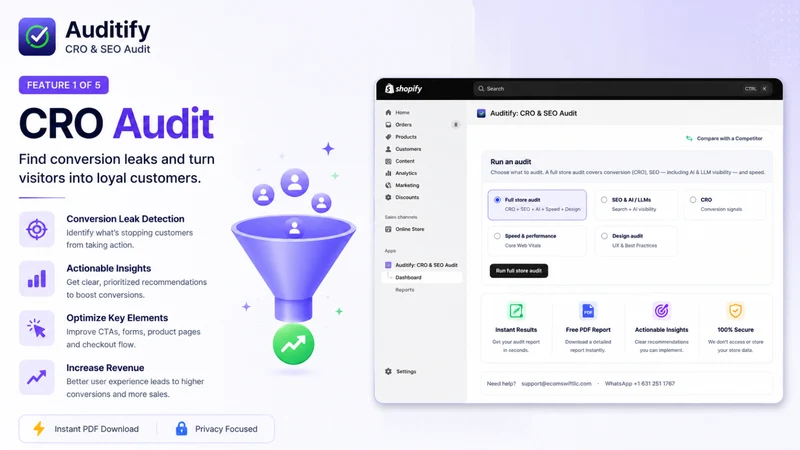 Auditify: CRO & SEO Audit