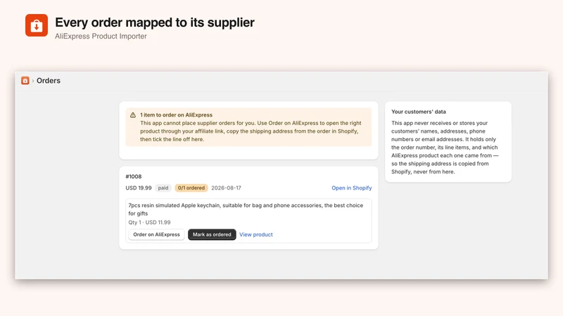 AliExpress Product Importer