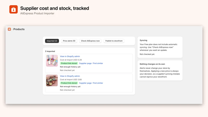 AliExpress Product Importer