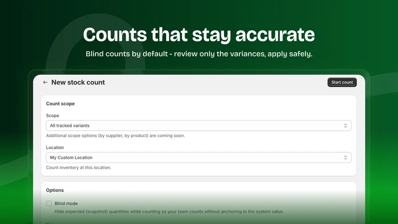 StockCue: Inventory Planner