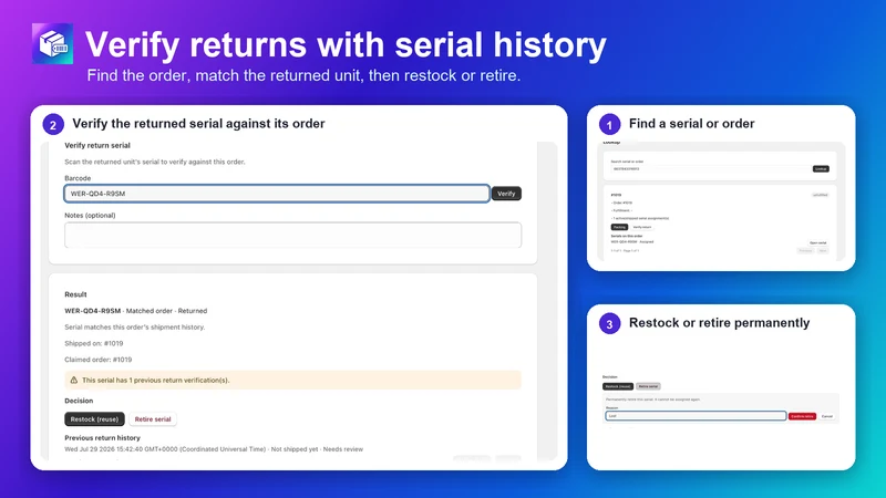 Serial Number Manager