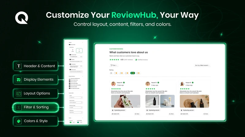 Easy Product Reviews App