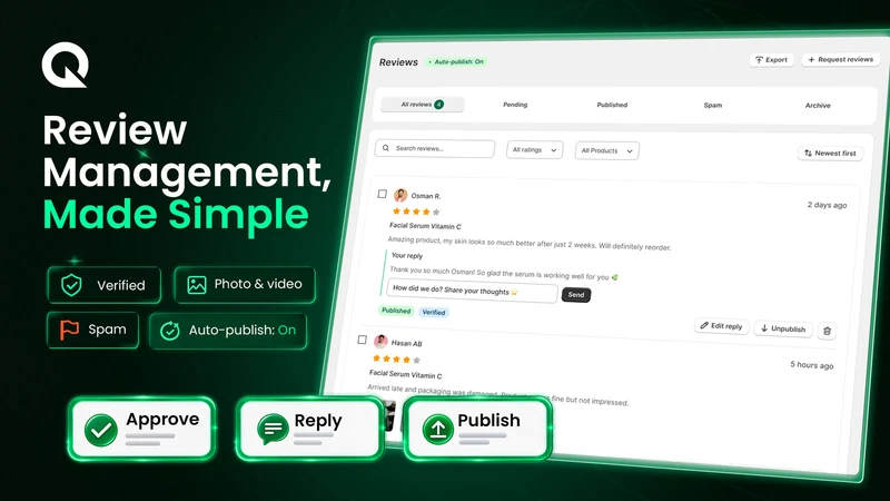 Easy Product Reviews App