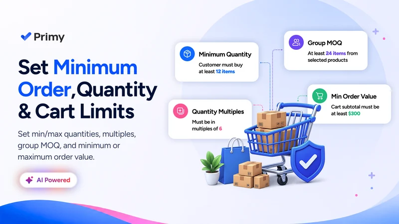 Primy ‑ AI Order Limits & MOQ